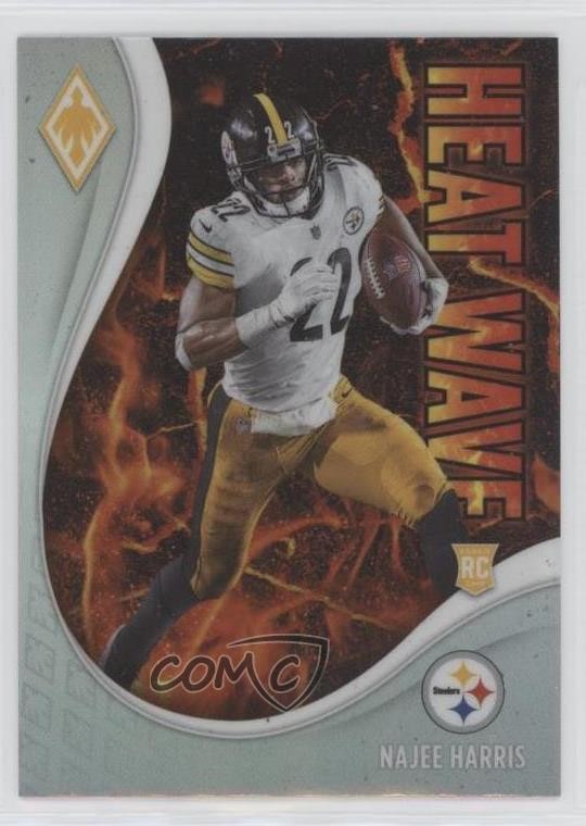 2021 Panini Phoenix Heat Wave Najee Harris #20 Rookie RC 10k8