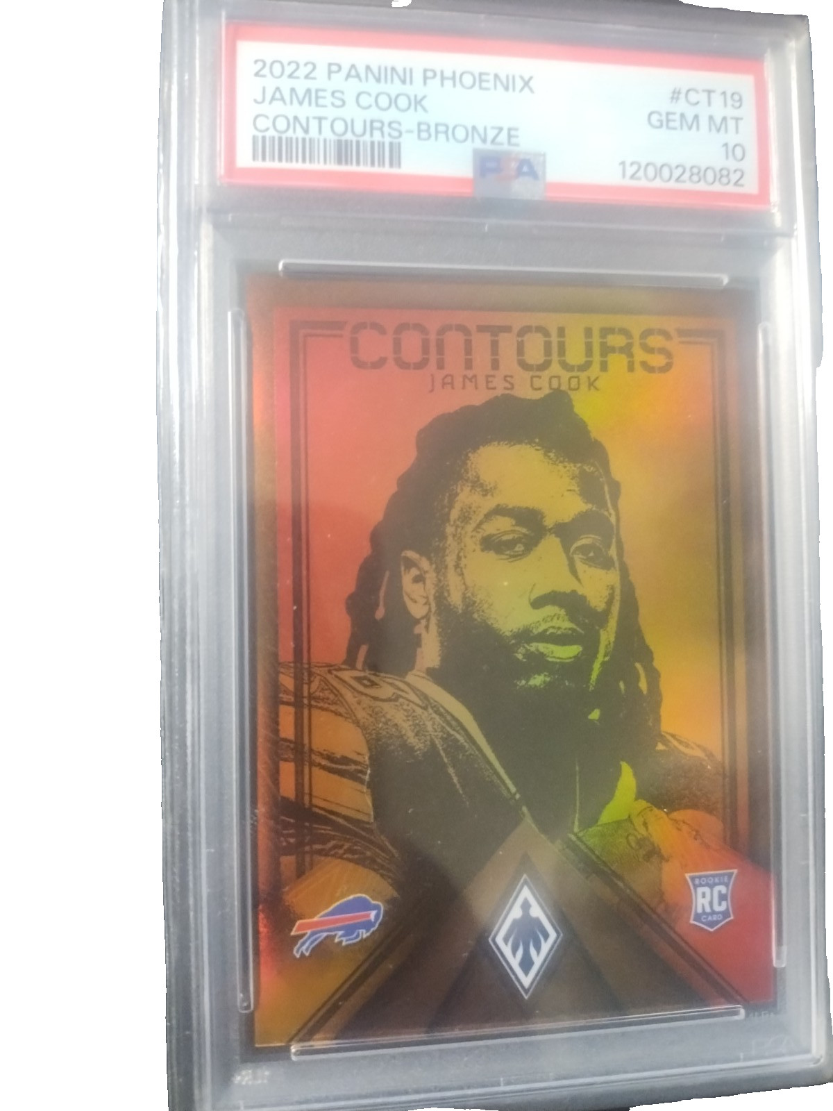James Cook Panini Phoenix Contours #CT19 Bronze