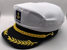 Nautical Navy Captain Cap Hat Yacht Sailor Embroidered Adjustable Unisex New