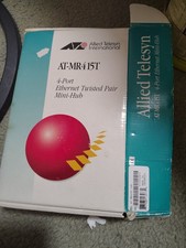 Allied Telesyn AT-MR415T 4-Port Ethernet Twisted Pair Mini-Hub Factory Sealed Bx