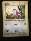 Pokemon 1st edition Base Set Shadowless Rattata 61/102 Vintage WOTC 1999 MP