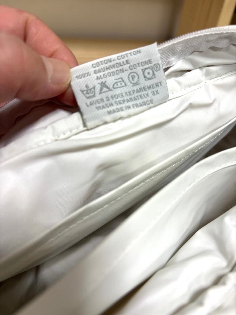 Christian Dior Handbag Terry Cloth Pink White Trotter Pocket Women's Authentic thumbnail 6