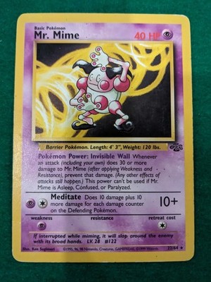 Mr. Mime (22) 22/64 - Jungle Unlimited - PTCG