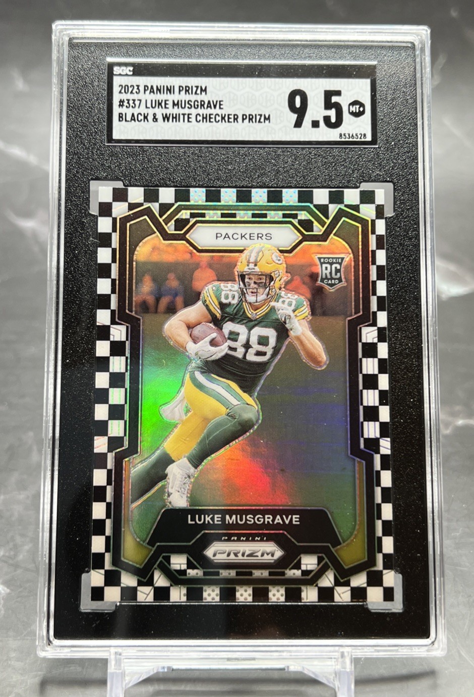Luke Musgrave Panini Prizm #337 Black & White Checker