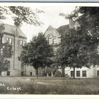 c1920s Albert Lea, Minn. College Building Campus Litho Photo Print Postcard A244