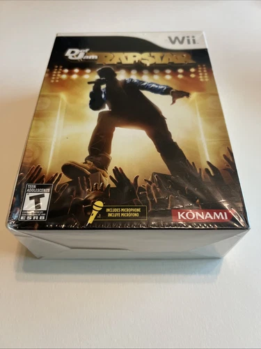 Def Jam Rapstar W/Microphone Bundle (Nintendo Wii, 2010) Brand New Sealed!