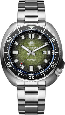 Men's 200M Waterproof Quartz Dive Watch with Luminous Big Face & Ceramic Bezel