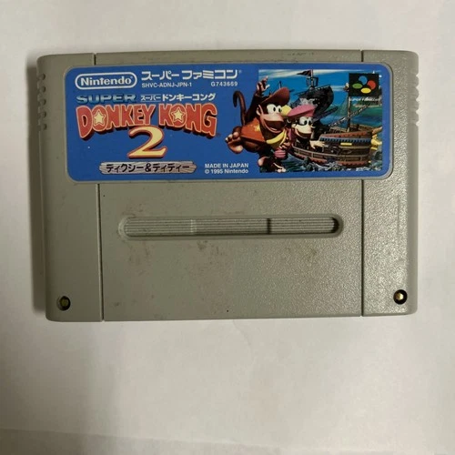 Super Donkey Kong 2 Nintendo Super Famicom SFC Very Good Condition!