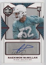 2017 Panini Limited Rookie Spotlight Ruby /10 Raekwon McMillan #174 Auto 0c6