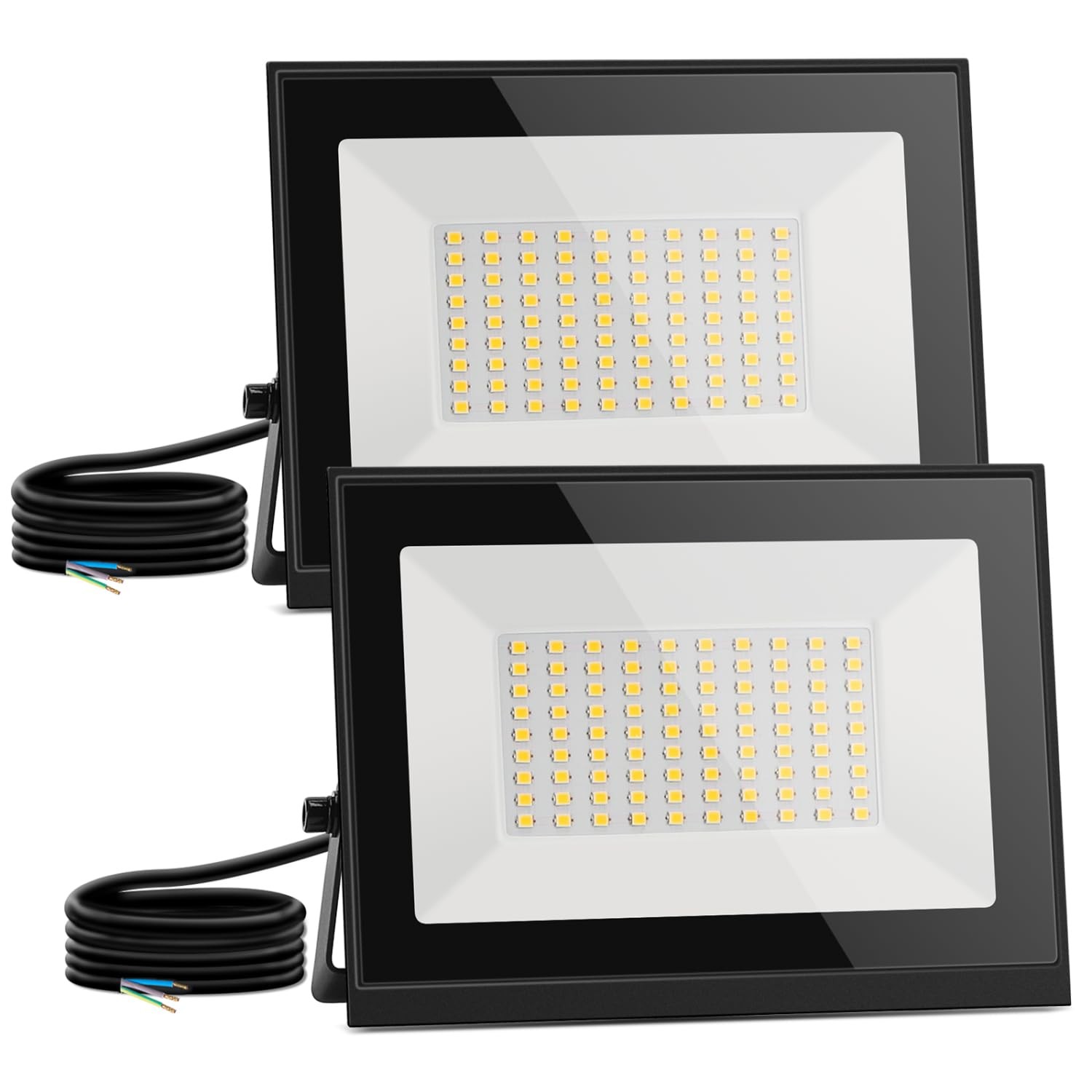 OFFERTA 2x Faretti LED Aigostar 50W Esterno 4500LM Bianco Naturale 4000K