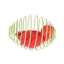 Caged Mice Wire Cage Rolling Toy with Plush Mice Cat Interactive Funny Toy