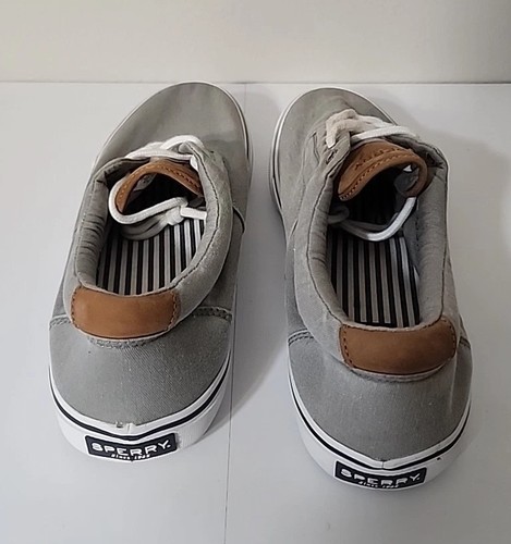 Sperry Top Sider Canvas Sneakers Shoes - Size 13 Men’s - Light Gray - Picture 4 of 7