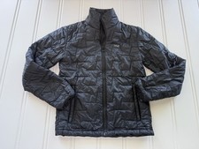 Helly Hansen Puffer Jacket Kids 10 140 Black Quilted Full Zip Lifaloft 2061