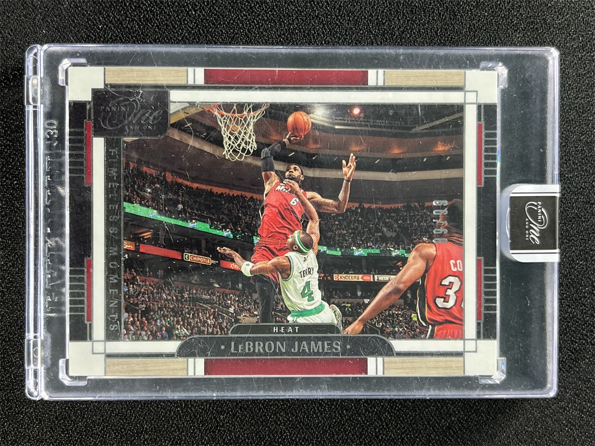 LeBron James 2023 One and One #TM-LJD Timeless Moments /99 (Dunk 