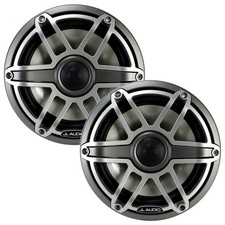 JL Audio M6-880X-S-GmTi 8.8" 2-Way Marine Coaxial Speakers - Gray Grilles