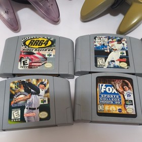 N64 Nintendo 64 Console System Lot 2 Controllers Atomic Purple 6 Games Tested!