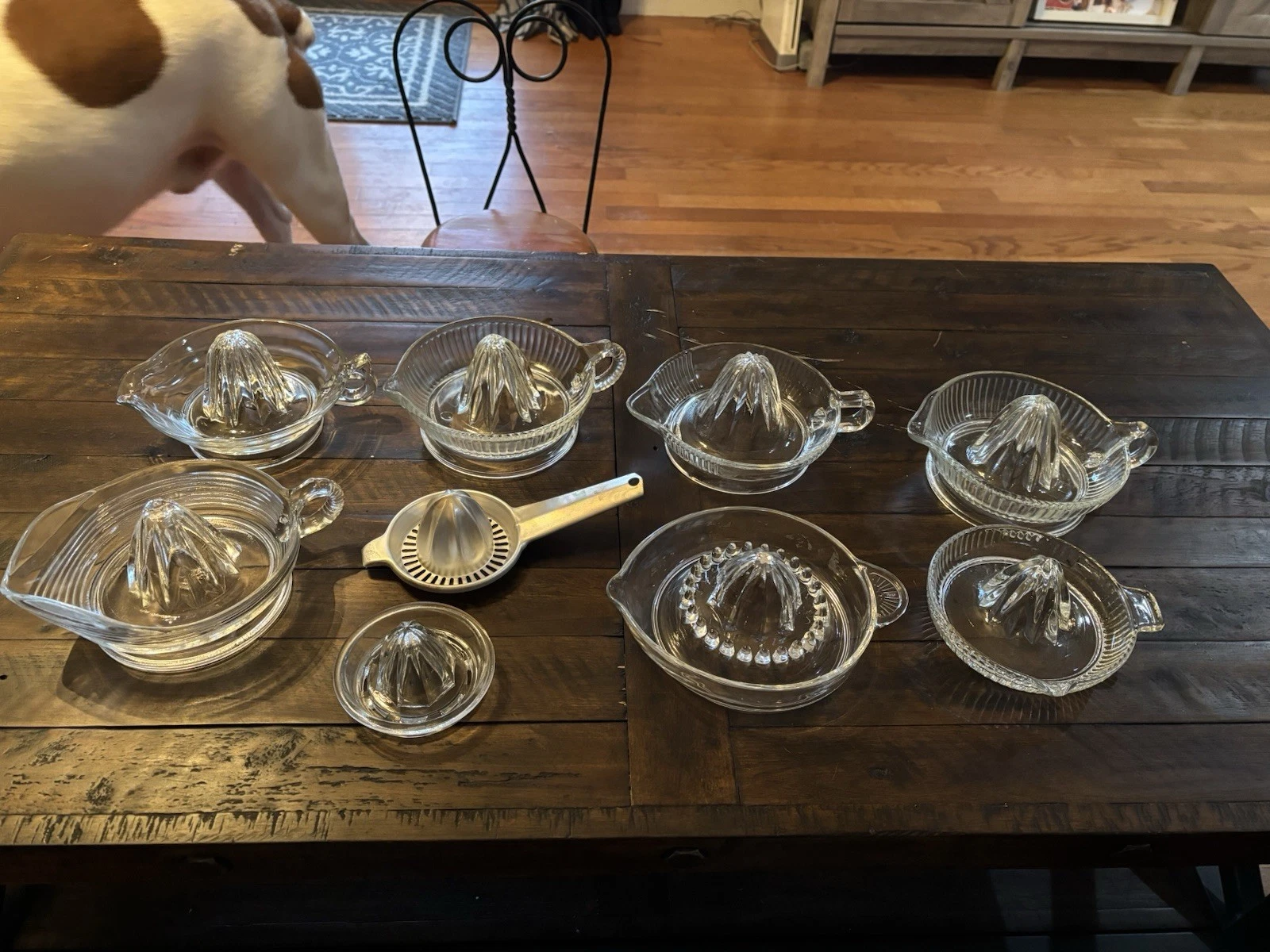 8 Glass Juicers 1 Aluminum Juicer Sold As Is Together
Opens in a new window or tab