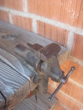 1890s Antique 1-1/2" Width ** H & B *** Clamp-On Vise USA