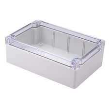 1554H2GYCL Hammond Gris PC Caja Estanca Tapa Transparente 180 x 120 x 60,5 mm