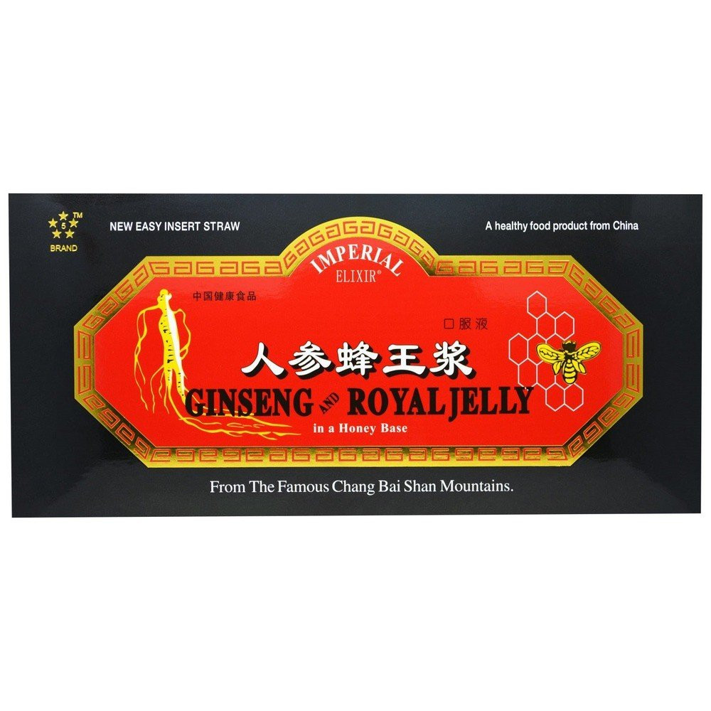 Imperial Elixir Ginseng Company Экстракт женьшеня и маточного молочка 10CC 30 флаконов 6590₽