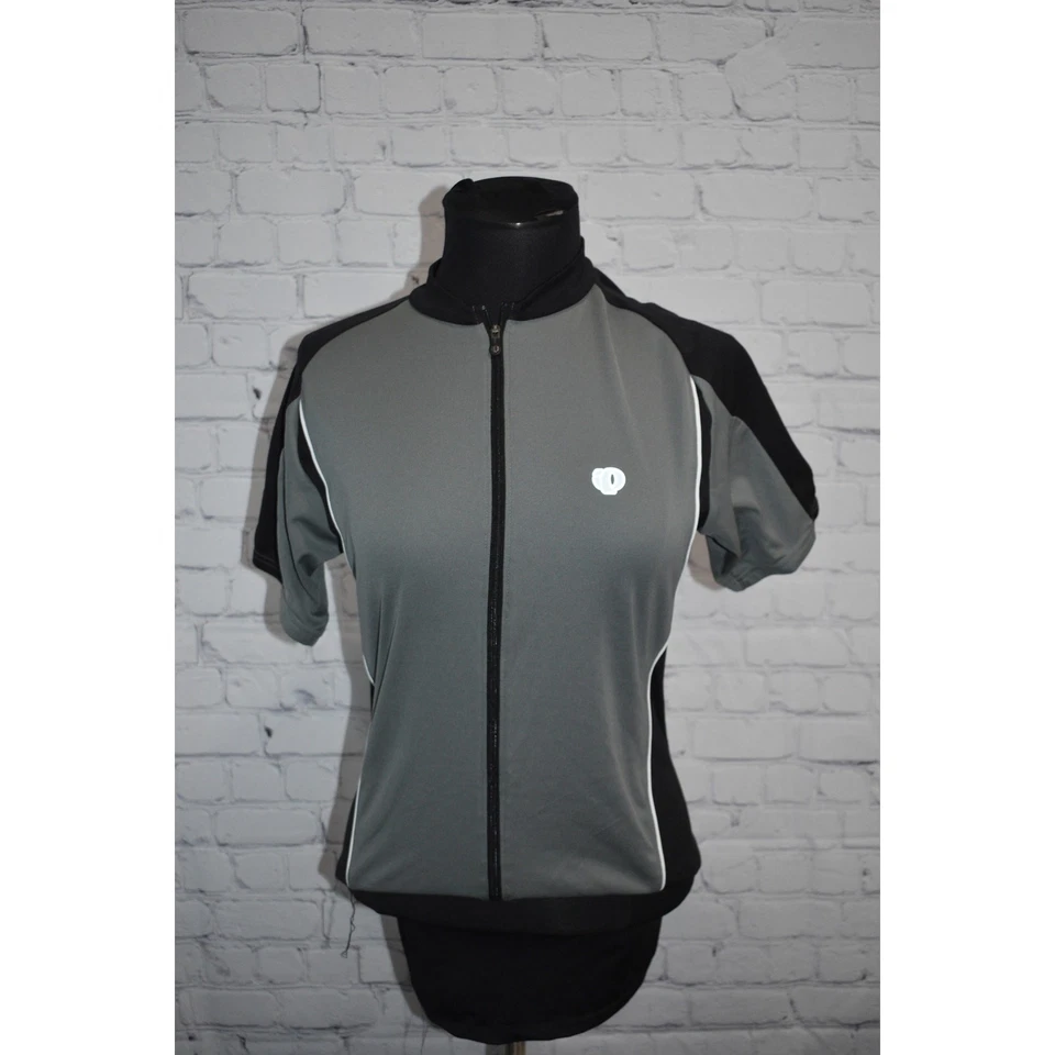 Camisa de ciclismo Pearl Izumi Elite feminina tamanho médio zíper completo bolsos traseiros - Imagem 2 de 4