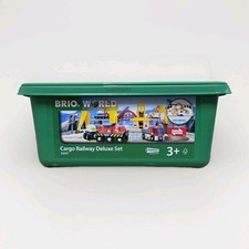 BRIO WORLD Cargo Railway Deluxe Set - 33097 - 54 Pieces - Kids 3  NEW SEALED 