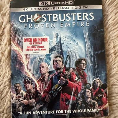 Ghostbusters Frozen Empire 4K UHD Blu-ray + Digital Slipcover HDR Bonus