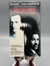 Philadelphia VHS, 1994 Tom Hanks / Denzel Washington - NEW  Sealed