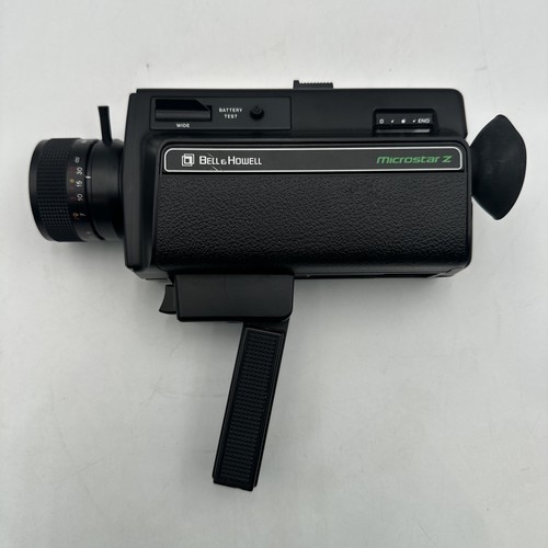 Vintage Bell & Howell Microstar Z XL Autoload Super 8 Film Camera UNTESTED