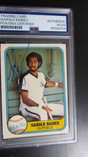 1981 Fleer Harold Baines signed baseball card PSA Certified