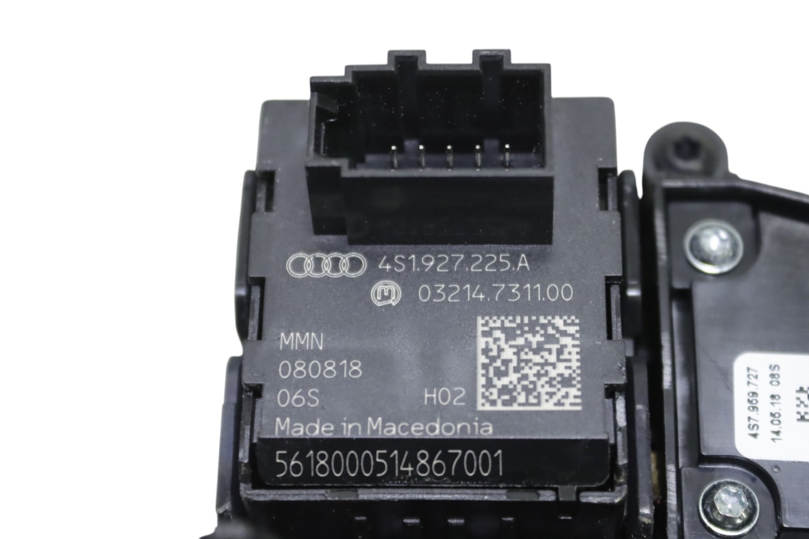 Audi R8 4S Spyder Console Multi-Media Control Switch Assembly 2017 - 2023 OEM