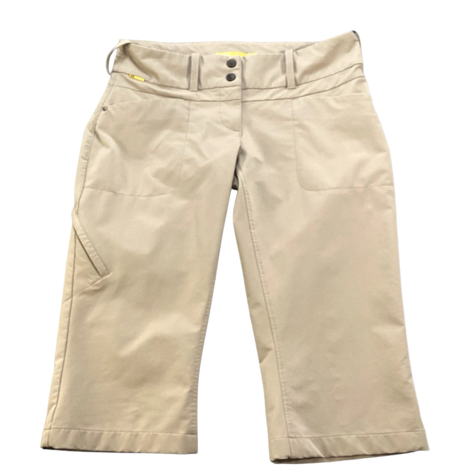 LOLE Athletic Explore Capri Outdoor Pants Light Khaki Size 8 Low Rise