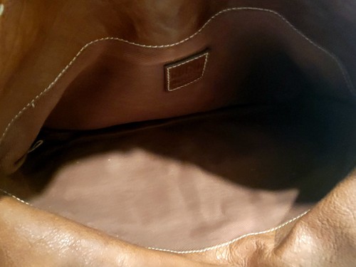 Ruehl 925 Abercrombie & Fitch Leather Fold Over Clutch Purse Vintage Stylish - Picture 5 of 8