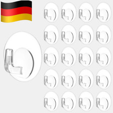 20 Stück Magische Haken Selbstklebende Haken Klebehaken Transparente Magischer H