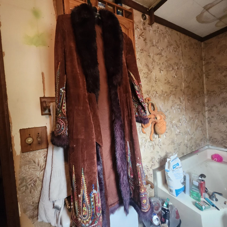 Chaqueta de gamuza vintage rara Anna Sui Foto 4 de 4