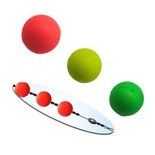 15mm Lure Fishing Round Float Bobbers Ball Beads Foam Strike Indicators New~