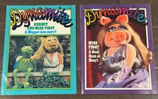 (2) Vintage DYNAMITE Magazine 1979 1980 Miss Piggy Kermit Muppets