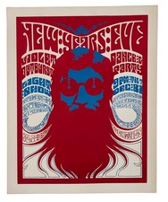 Vintage 1967 Psychedelic Poster “New Year’s Eve Dance Party, Laguna Beach” Laney