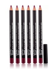 6 x NYX Pro Makeup Suede Matte Lip Liner Liner |  All shade  Sweet Tooth