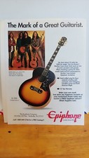 EPIPHONE EJ-200 GUITAR  BROTHER CANE PRINT AD  11 X 8.5 ...