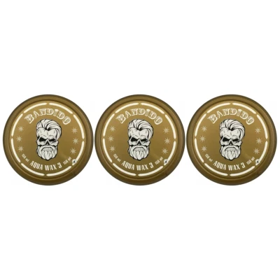 Bandido Hair Styling Aqua Wax | Perfect Hold | No3 Brown 150 ml (Pack Of 3)