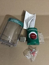 STI SS2471LD-EN Indoor/Outdoor Surface Turn-to-Reset Stopper Station Green