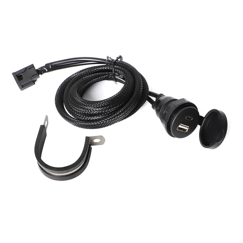 Cargador de teléfono USB doble puerto de alimentación para Honda CRF300L CRF250L Rally Foto 4 de 4