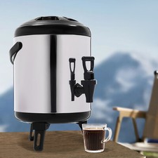 6L Insulated Beverage Dispenser Water Dispenser Stainless Steel Thermal Bucket