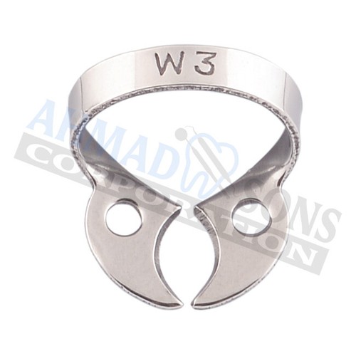 Pack of 50 Endodontic Rubber Dam Clamp W3 Dental Instruments Small Lower Molars eBay