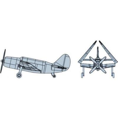 Trumpeter 06407 - 1:350 SB2C HELLDIVER (Pre-painted) - Neu
