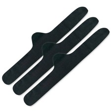 More of Me to Love Cotton Bra Liner 3-Pack, Black - Stay Dry and Comfortable