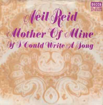 Neil Reid Mother Of Mine Vinyl Single 7inch Decca