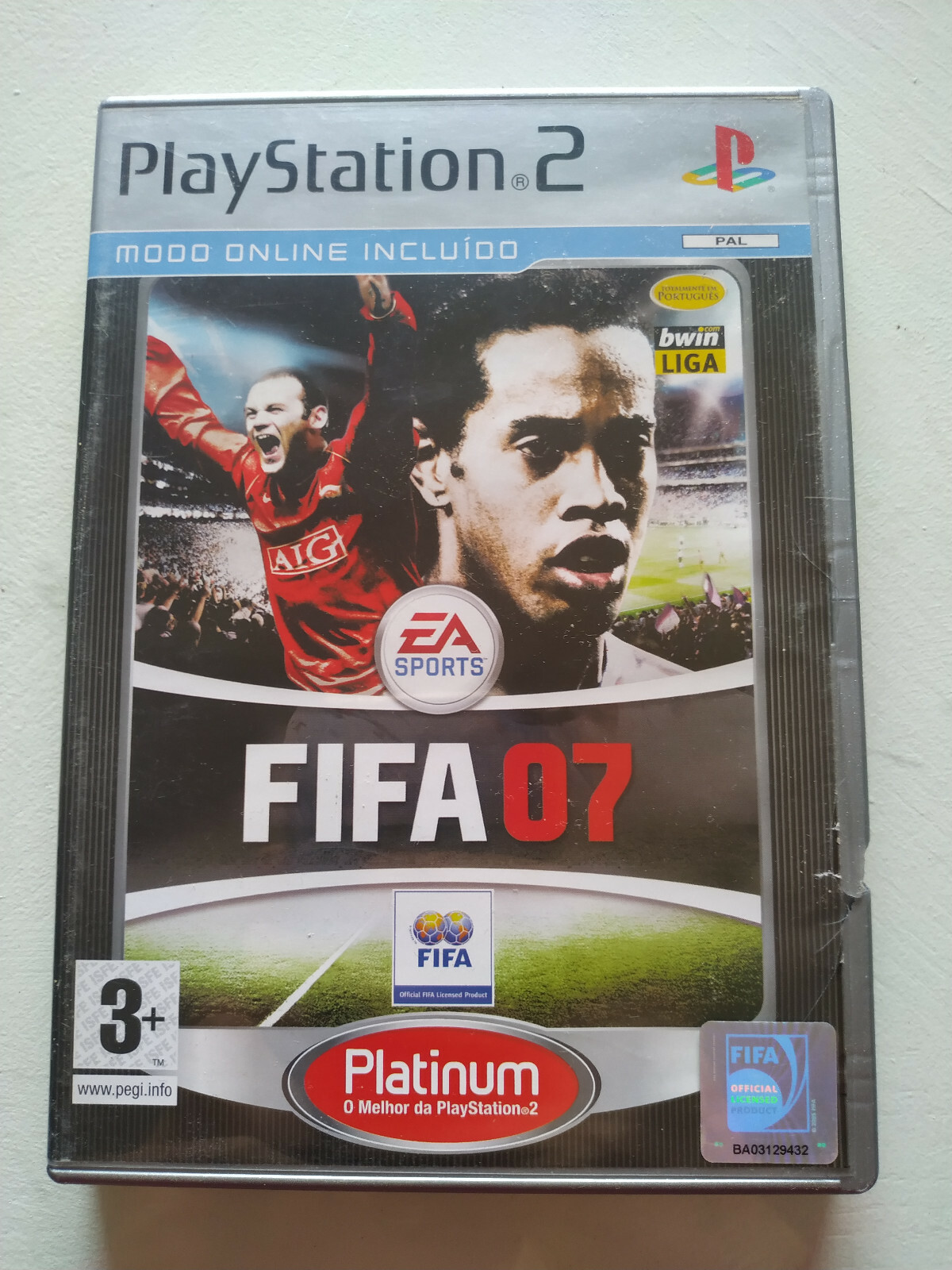 FIFA 07 EA SPORTS Platinum - Playstation 2 Juego Para PS2 Portugues