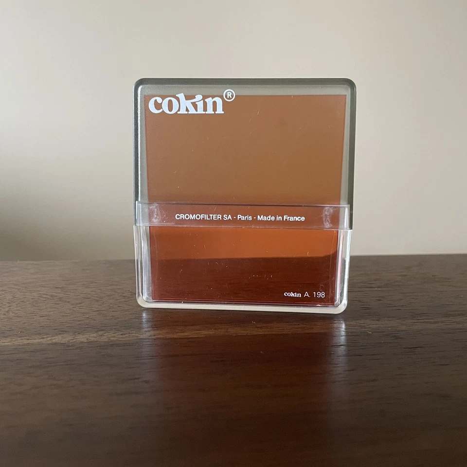 COKIN A198 Vintage Sunset 2 Lens Filter Cromofilter SA A 198 w/ Case France - Image 2 of 4